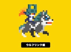 Nintendo's Super Mario Maker Showcase of the Wolf Link Costume is Rather Cute