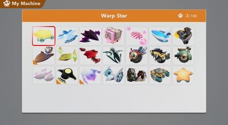 Kirby air riders designs