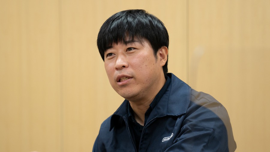 인터뷰 중 쿠보 켄타