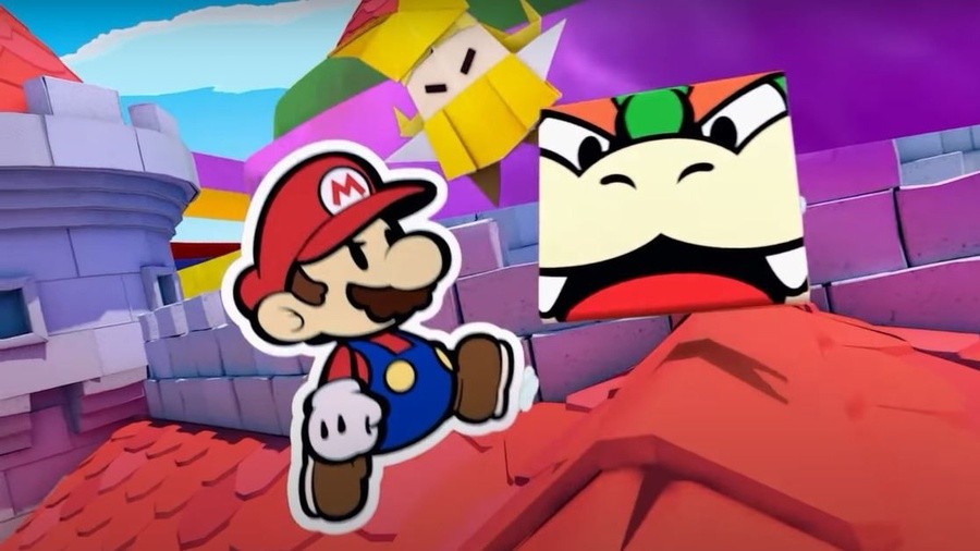 paper mario origami king fan art