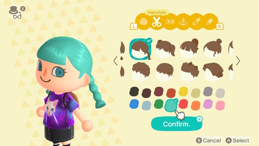 Animal Crossing: New Horizons Hairstyle And Hair Colour ...