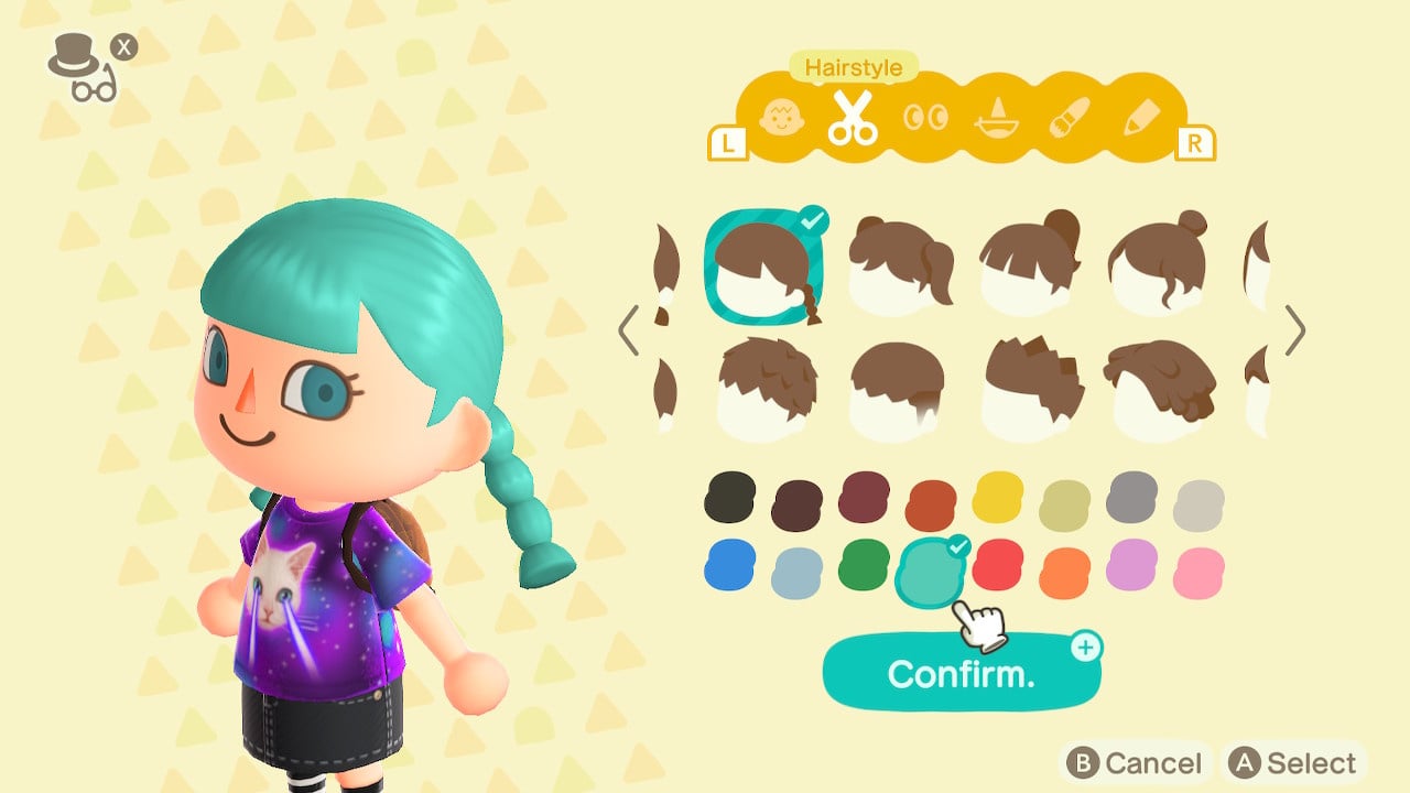 Animal Crossing: New Horizons Hairstyle And Hair Colour Guide - Guide