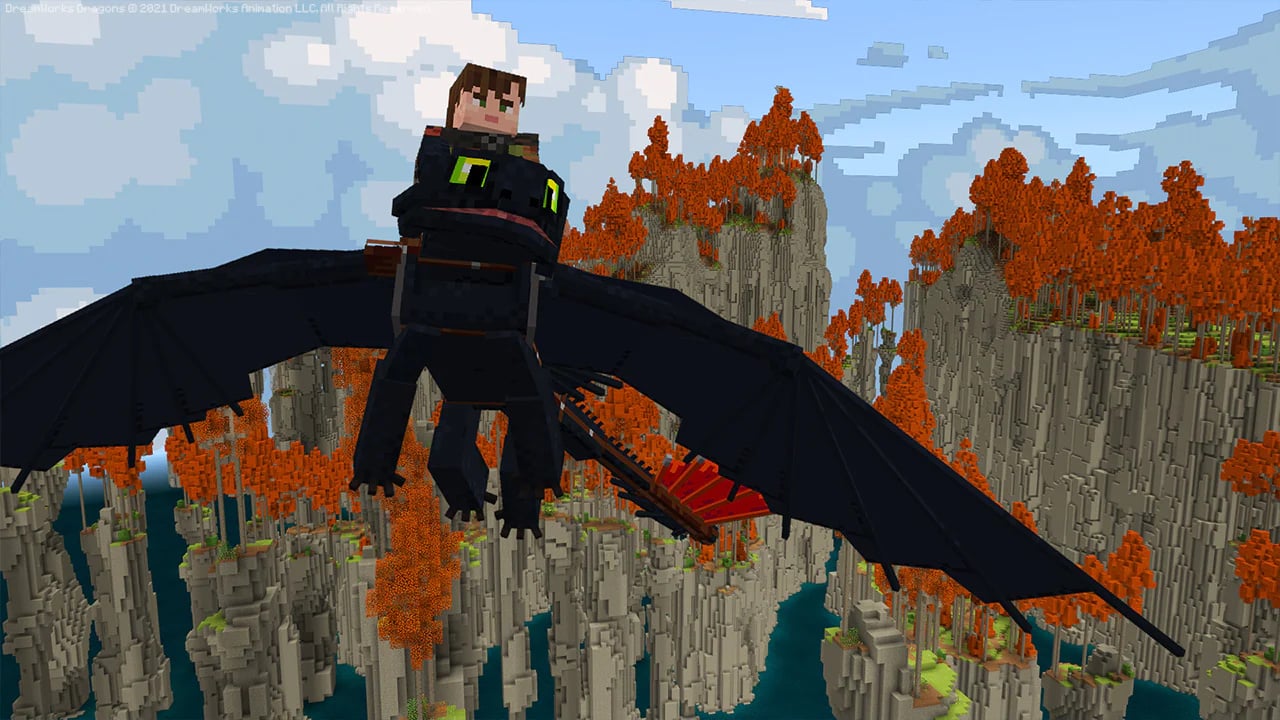 Minecraft Receives How To Train Your Dragon DLC | Nintendo Life