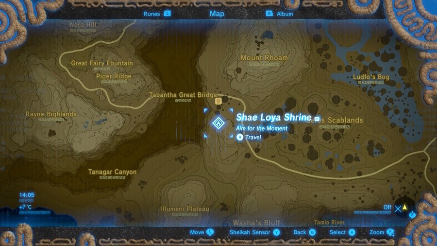 Shae Loya Shrine Location Map