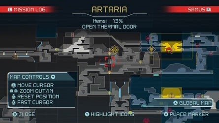 Metroid Dread Artaria Map 4