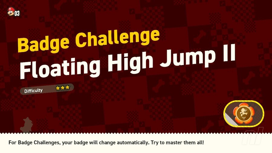 Super Mario Bros. Wonder: World 6 - Badge Challenge - Floating High Jump II 1