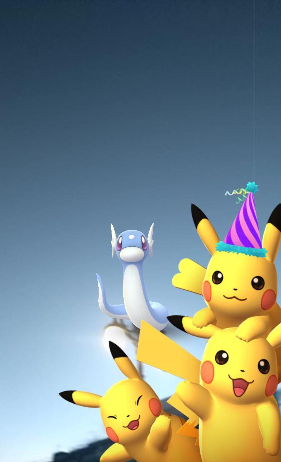 Party Hat Pikachu Photobomb