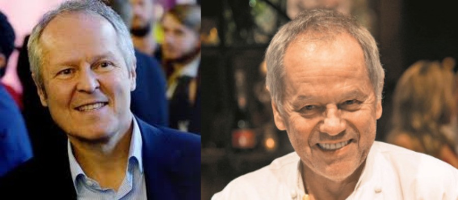 (Left) Ubisoft's Yves Guillemot | (Right) Wolfgang Puck - and definitely not Yves Guillemot