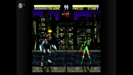 mClassic Retro - Mode 1 (Left), Mode 2 (Middle), and Mode 3 (right) - we were unable to hook up an old console for this test, so we've used Killer Instinct on the SNES NSO app, hence the more squished image