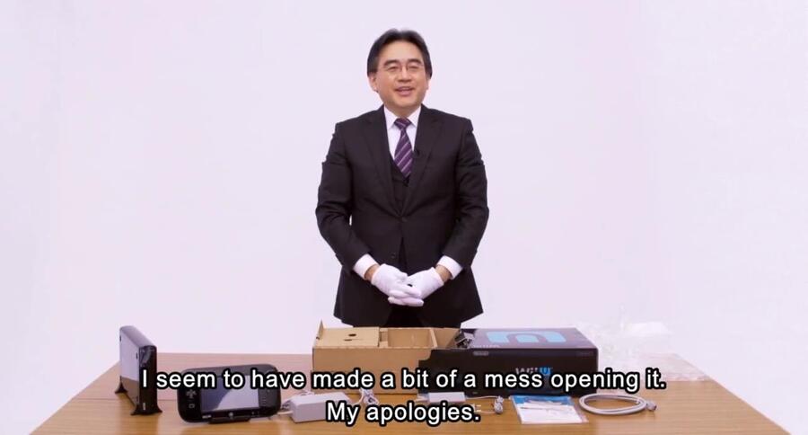 Iwata Wii U Unboxing