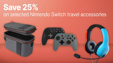 25% Off Selected Accessories With Switch Consoles