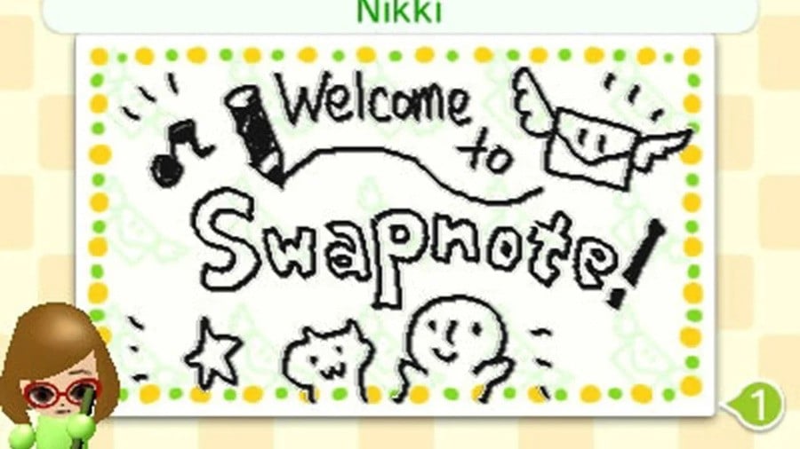 Swapnote (also known as Nintendo Letter Box), starring Nikki