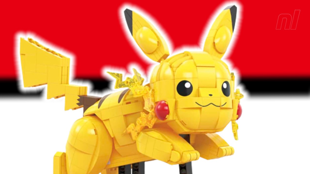 Mattel Announces A Big, Buildable Pikachu, And It Has Moveable Legs |  Nintendo Life, image size:1280x720