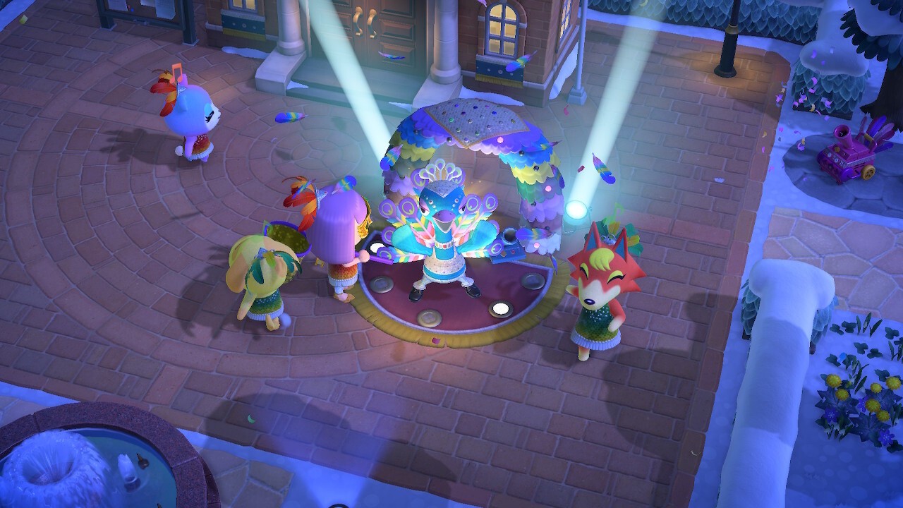 Animal Crossing New Horizons Festivale Pave Rainbow Feathers Reactions