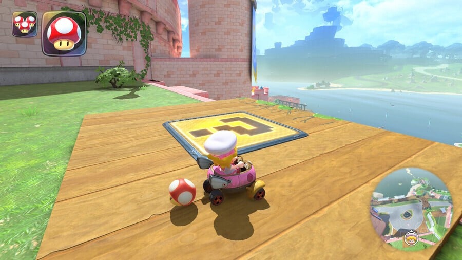 Peach Beach 3 Panel