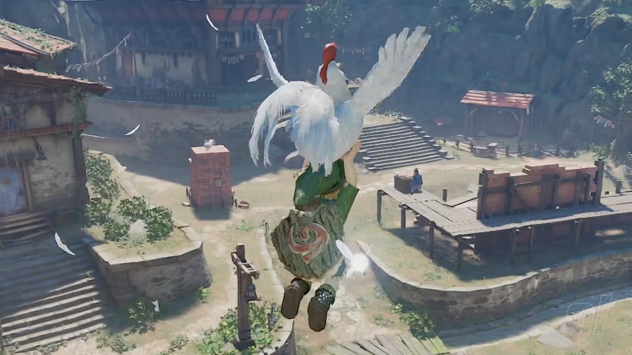 Cucco flight OoT Switch 2