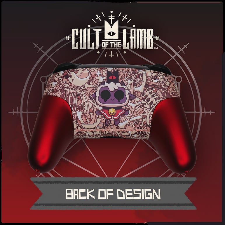 Limited-Edition Cult of the Lamb licensed Joy-Con controllers