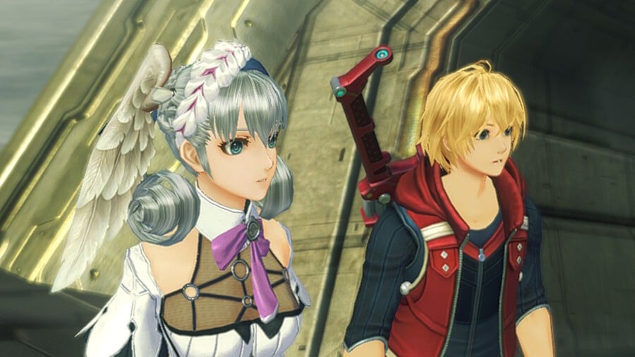 Melia, on the left, is voiced by Doctor Who star Jenna Coleman.