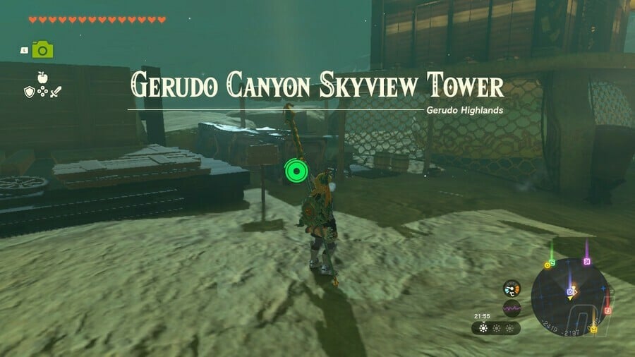 Zelda: Tears of the Kingdom: come sbloccare Gerudo Tower Canyon Skyview 2