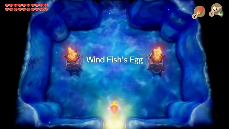 Starting room of the Wind Fish's Egg