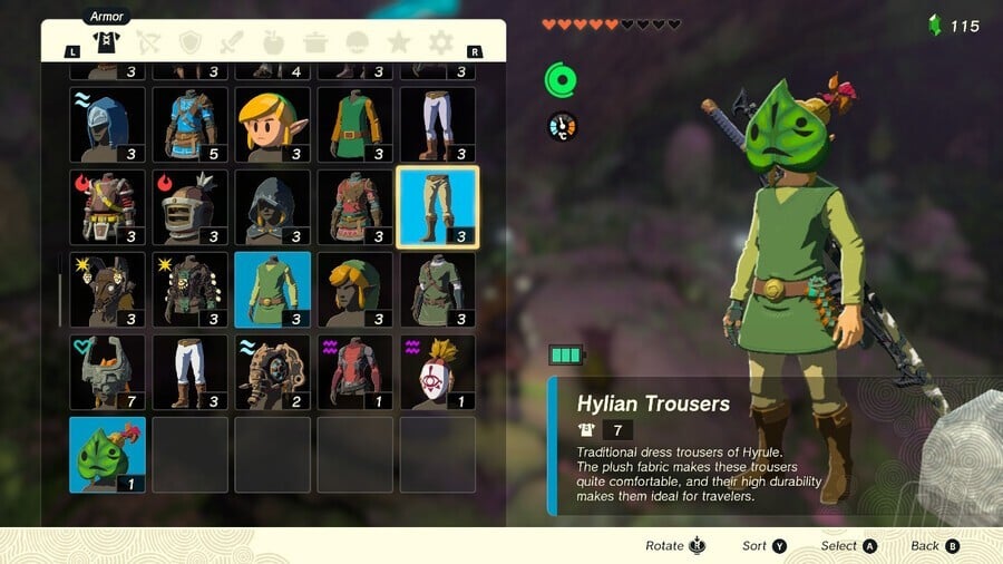 Better Armors [The Legend of Zelda: Breath of the Wild (WiiU)] [Mods]