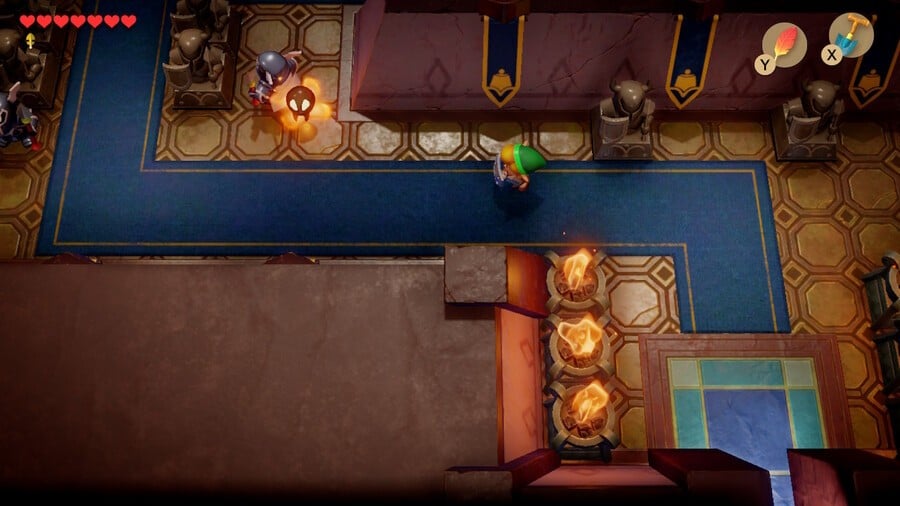 Third golden leaf in the first room of Kanalet Castle