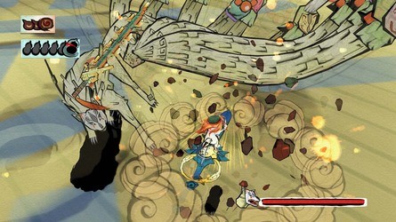 Okami is up there with Wind Waker in the 'timeless' art style stakes — it still looks incredible.