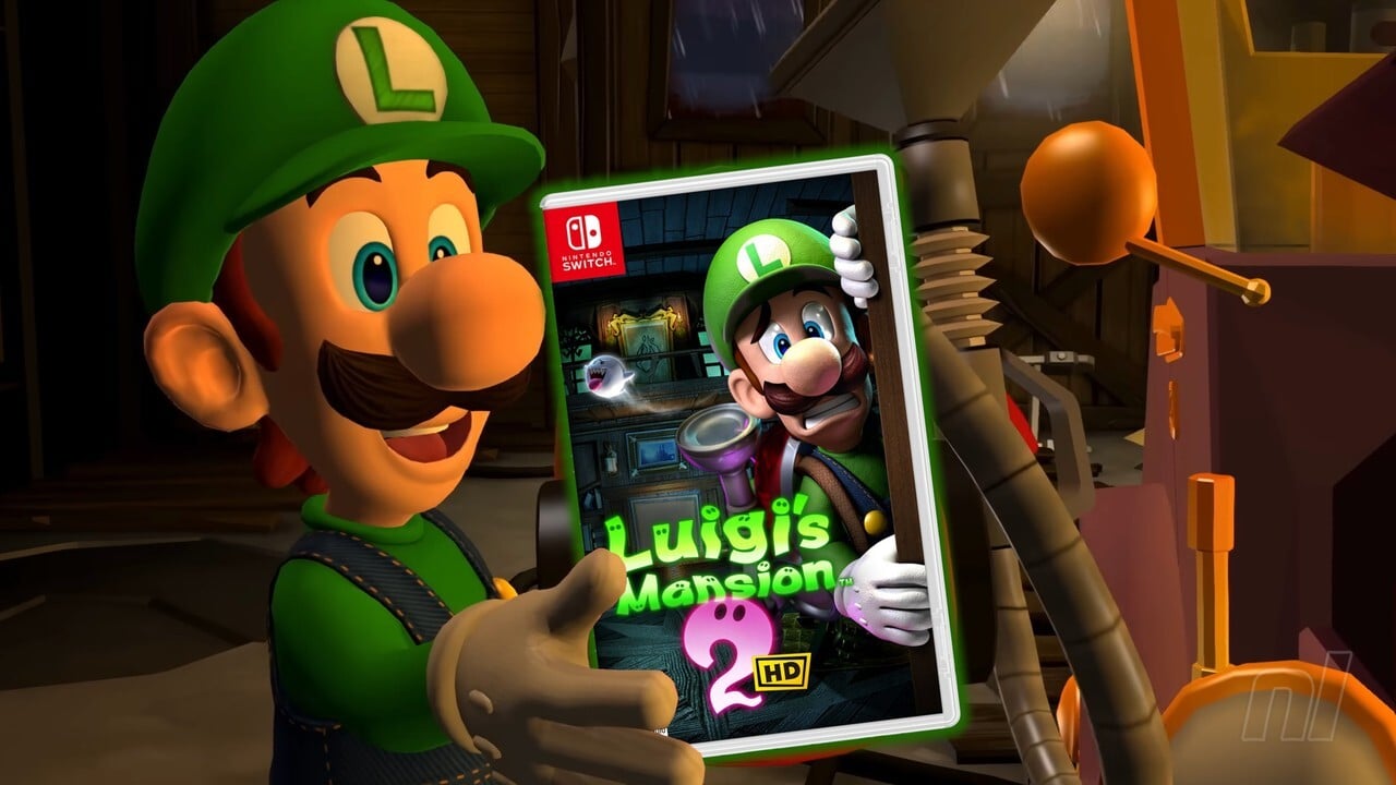 يكشف متجر Nintendo الخاص بي عن مكافآت وحزم الطلب المسبق للعبة Luigi's Mansion 2 HD (المملكة المتحدة)