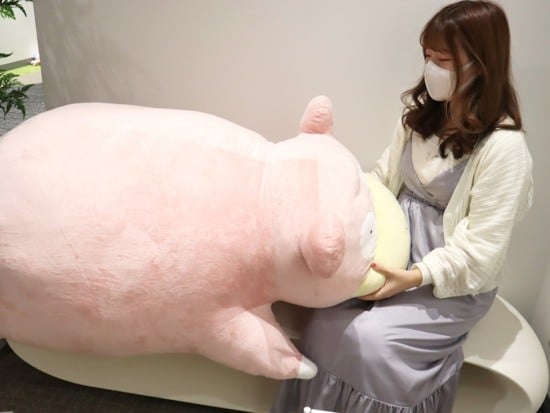 Life-size Slowpoke plush