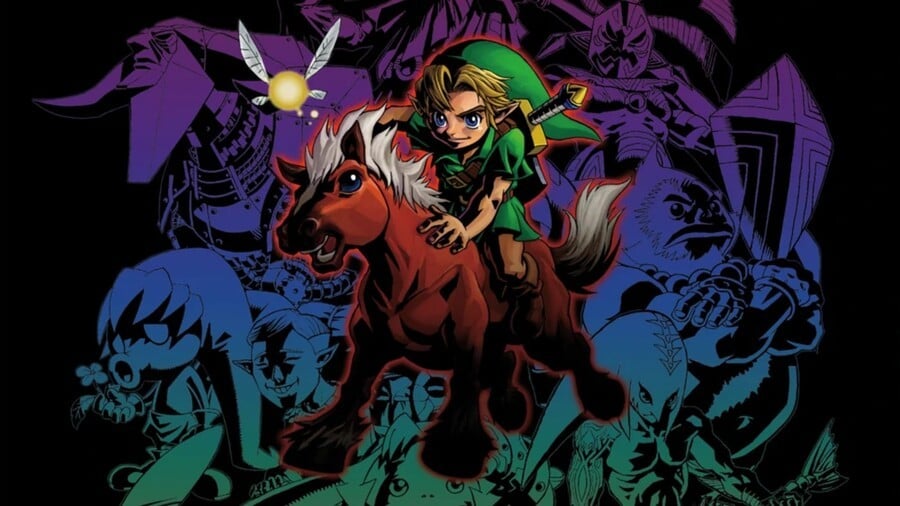 Majora's Mask Link And Epona