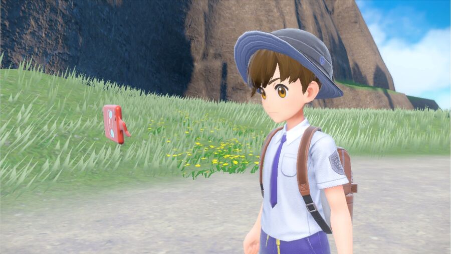 Pokemon Scarlet Violet Boy And Rotom Pokedex