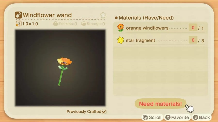 Windflower Wand