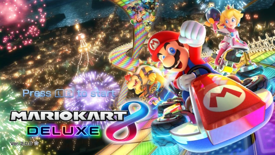 Mario Kart 8 Deluxe Main Menu DLC Starman