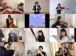 Japanese Orchestra Performs 20-Second Mario Theme To Promote Good Hand Washing