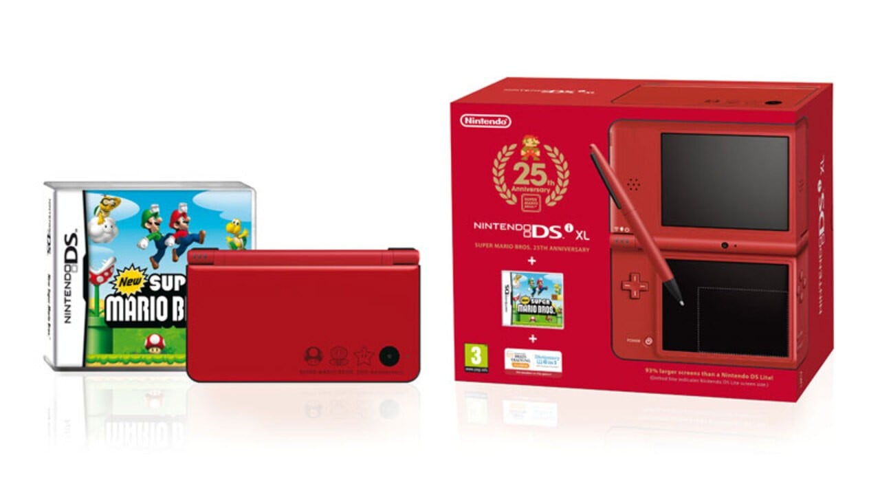 Nintendo Dsi XL Mario Limited Edition. Met 500 Games. 