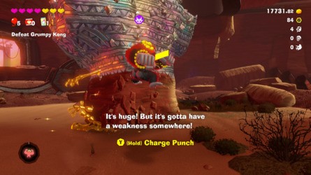 Donkey Kong Bananza Canyon Layer Grumpy Kong