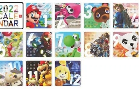 My Nintendo Calendar Months