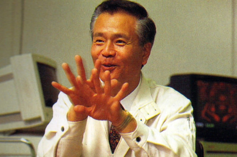 The late Gunpei Yokoi pictured around the time of the ill-fated Virtual Boy