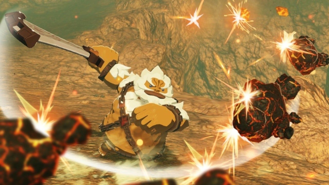 Video: Hyrule Warriors: Age Of Calamity - Goron Champion Gameplay Footage - Nintendo Life