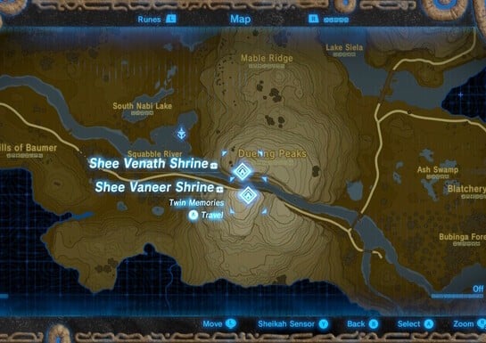 Zelda: Breath Of The Wild: Shee Vaneer And Shee Venath Shrine Answers and Solutions