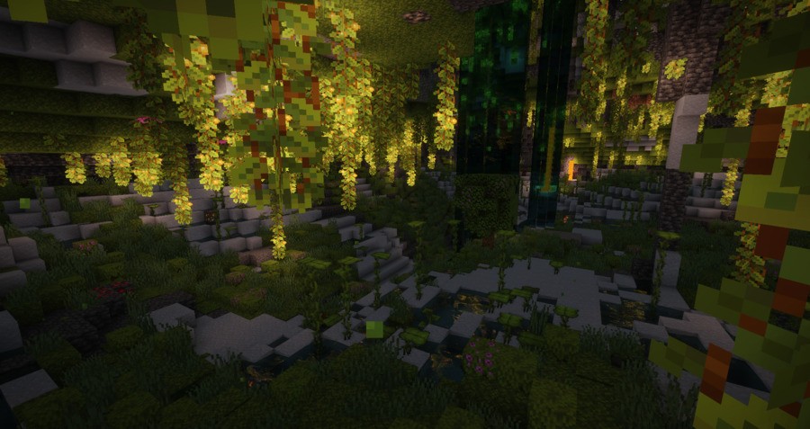 Here's a PC screenshot with Optifine as a (very unfair) comparison