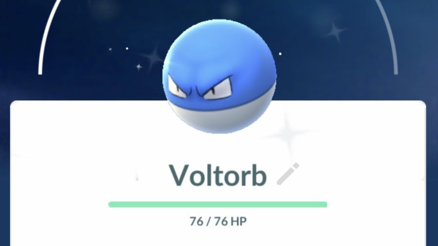 Pokemon Shiny voltorb Registered Only Trade Go