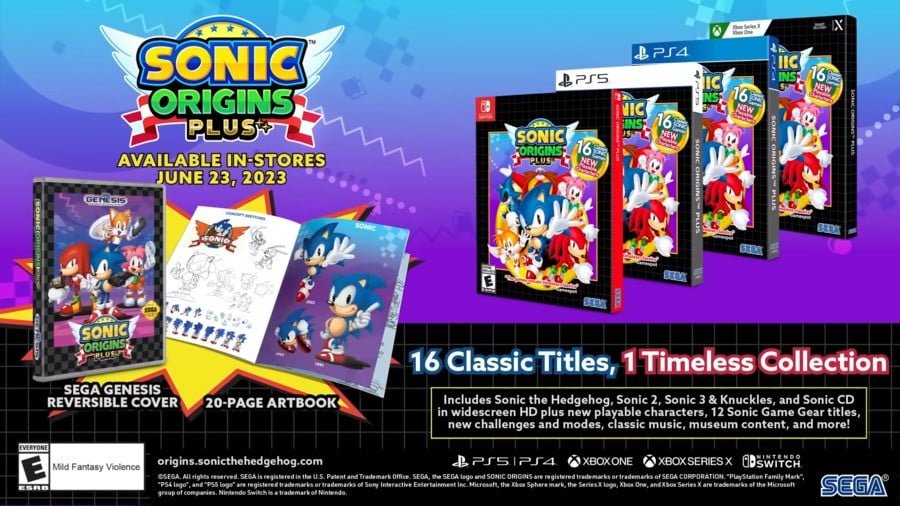 Sonic Origins Plus Physical