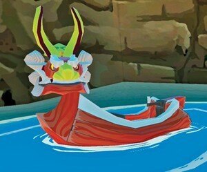 I am the only boat upon it who can speak the words of men