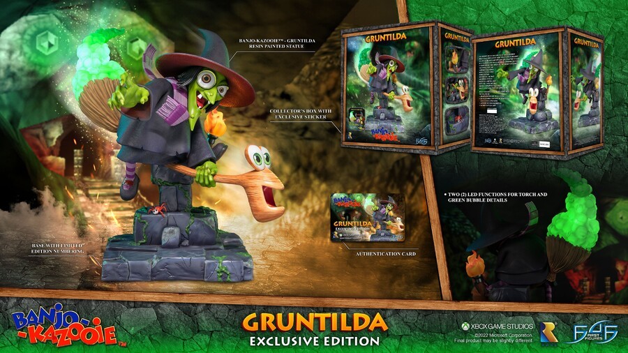 Banjo Kazooie Gruntilda Statue