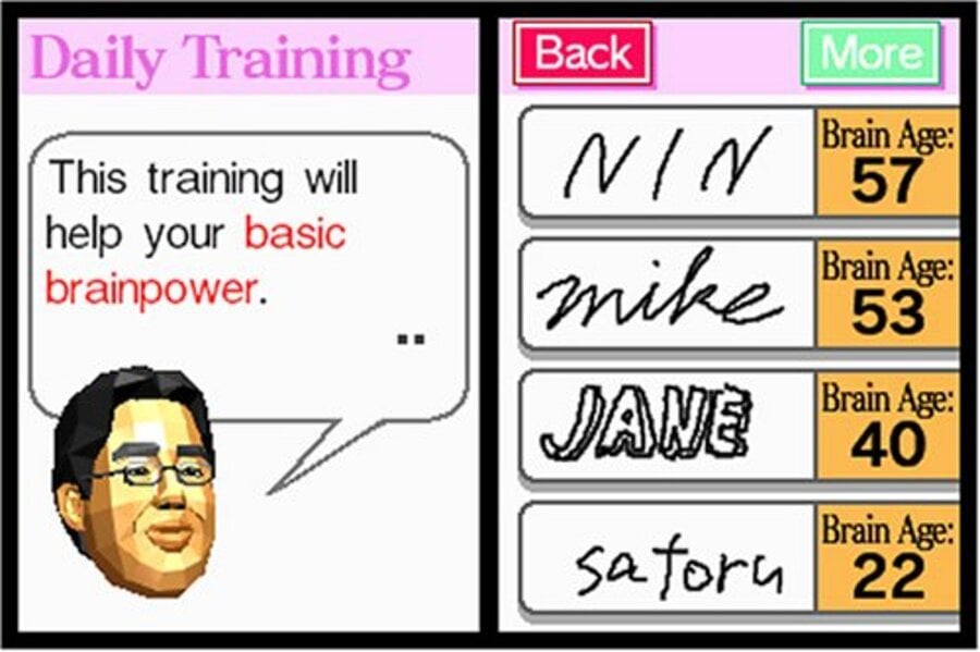 brain training wii u