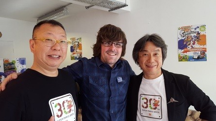 Back in 2015, this very writer and Nintendo Life editor Damien McFerran were lucky enough to meet Miyamoto and Takashi Tezuka in rainy old London. We haven't stopped bragging about it since.