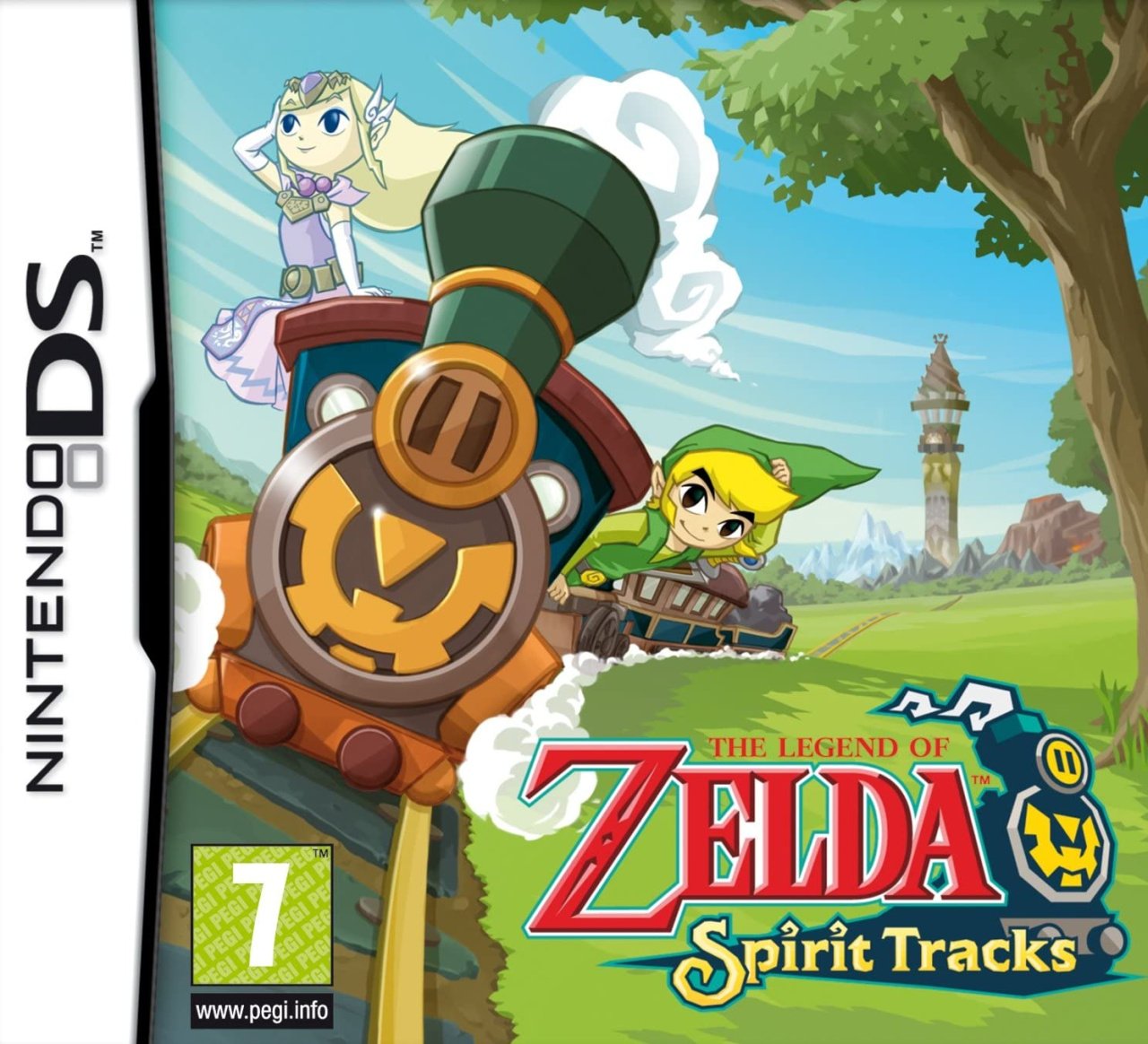 The Legend of Zelda: The Wind Waker Nintendo DS Box Art Cover by