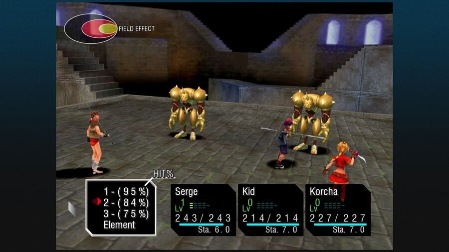 Chrono Cross Battle System