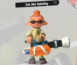 Splatoon 3 Zink Mini Splatling